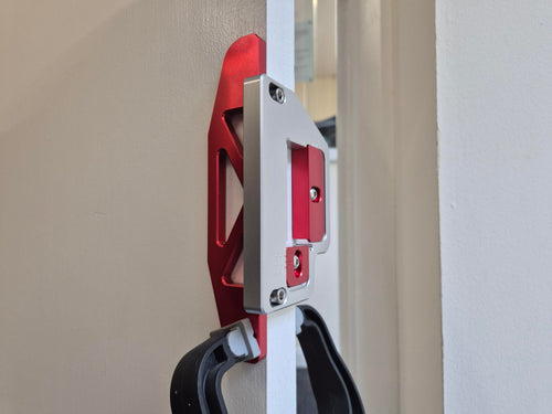 Adjustable Latch Face Plate Jig