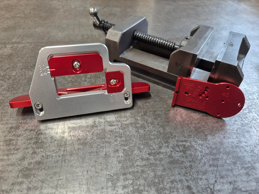 Adjustable Latch Face Plate Jig