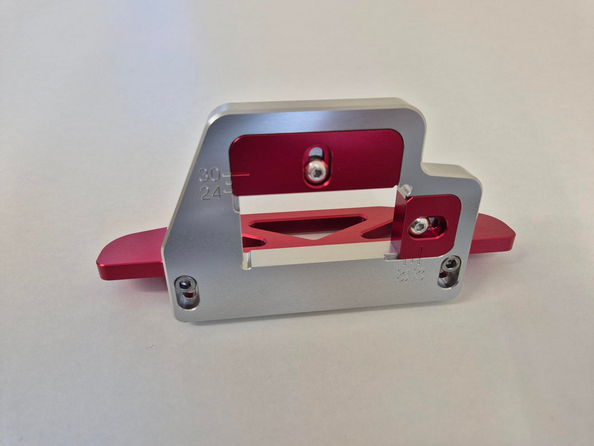 Adjustable Latch Face Plate Jig